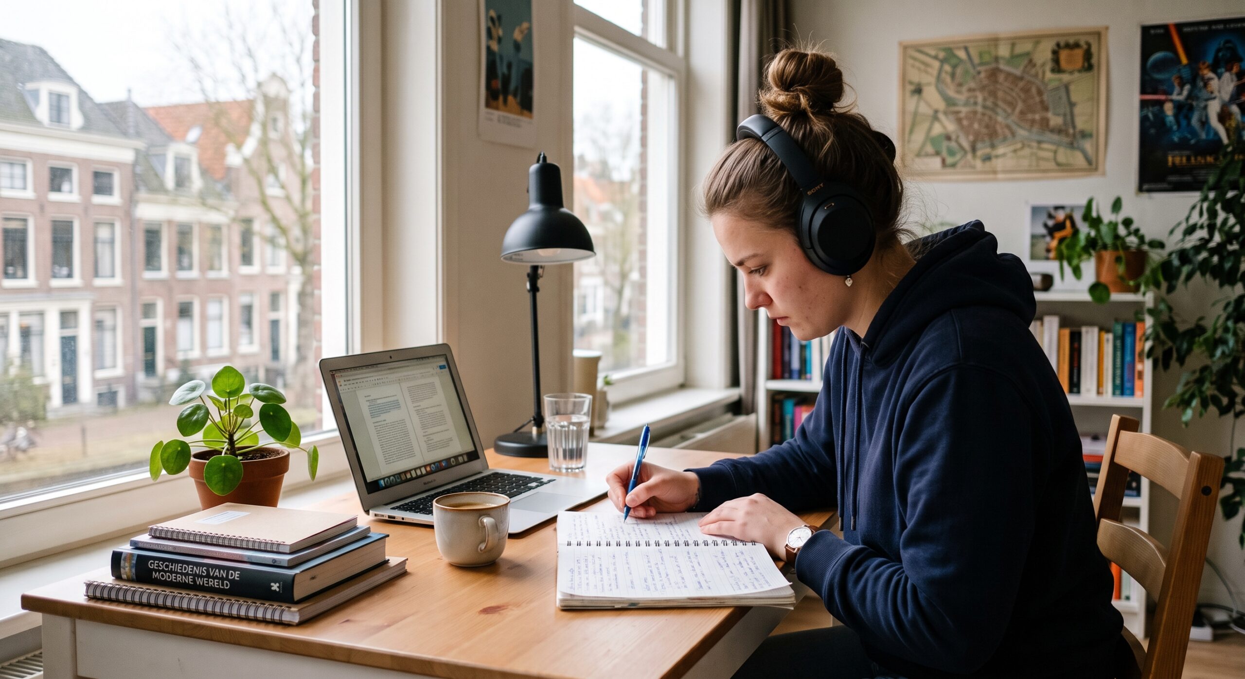 Zo richt je de perfecte studieplek in op je studentenkamer: 6 tips