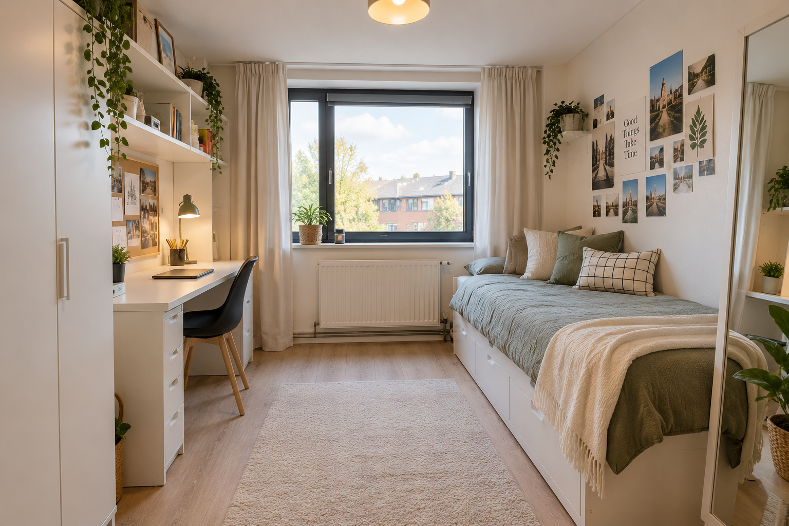 6 simpele manieren om een kleine kamer groter te laten lijken.